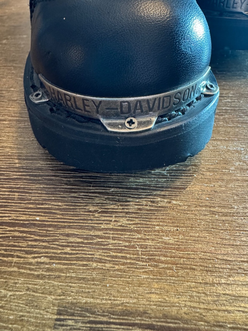 NEW Harley-Davidson El Paso Women's Black Leather Boots Sz US 5 UK3 EUR35 NWOB - Picture 10 of 13